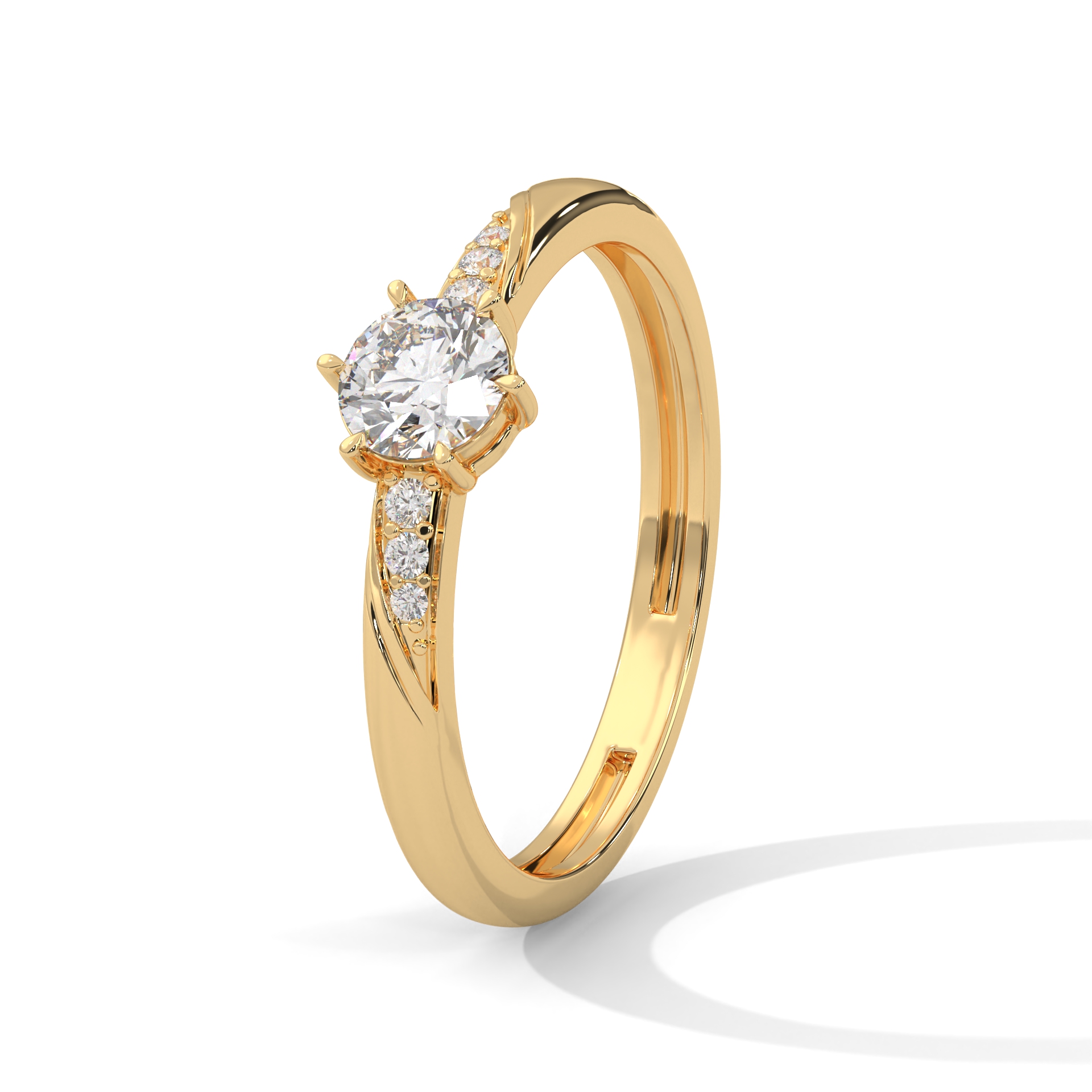 twisted love diamond ring