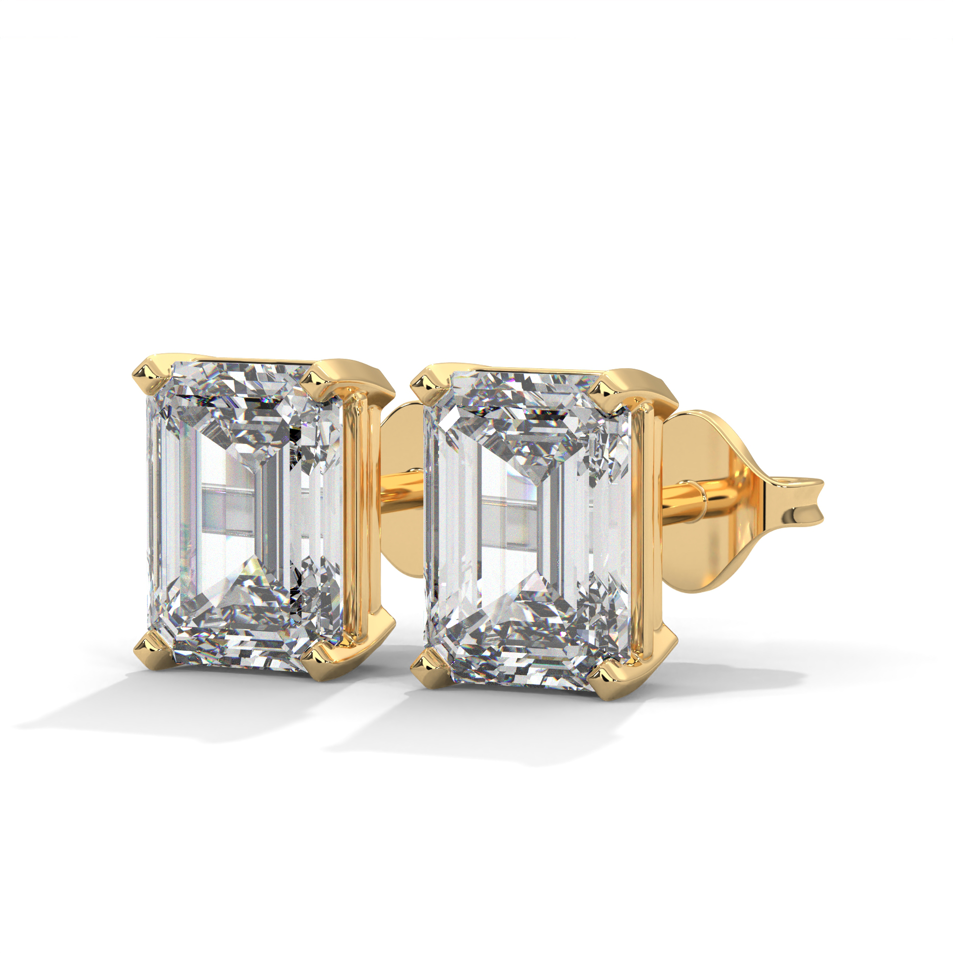 emerald studs
