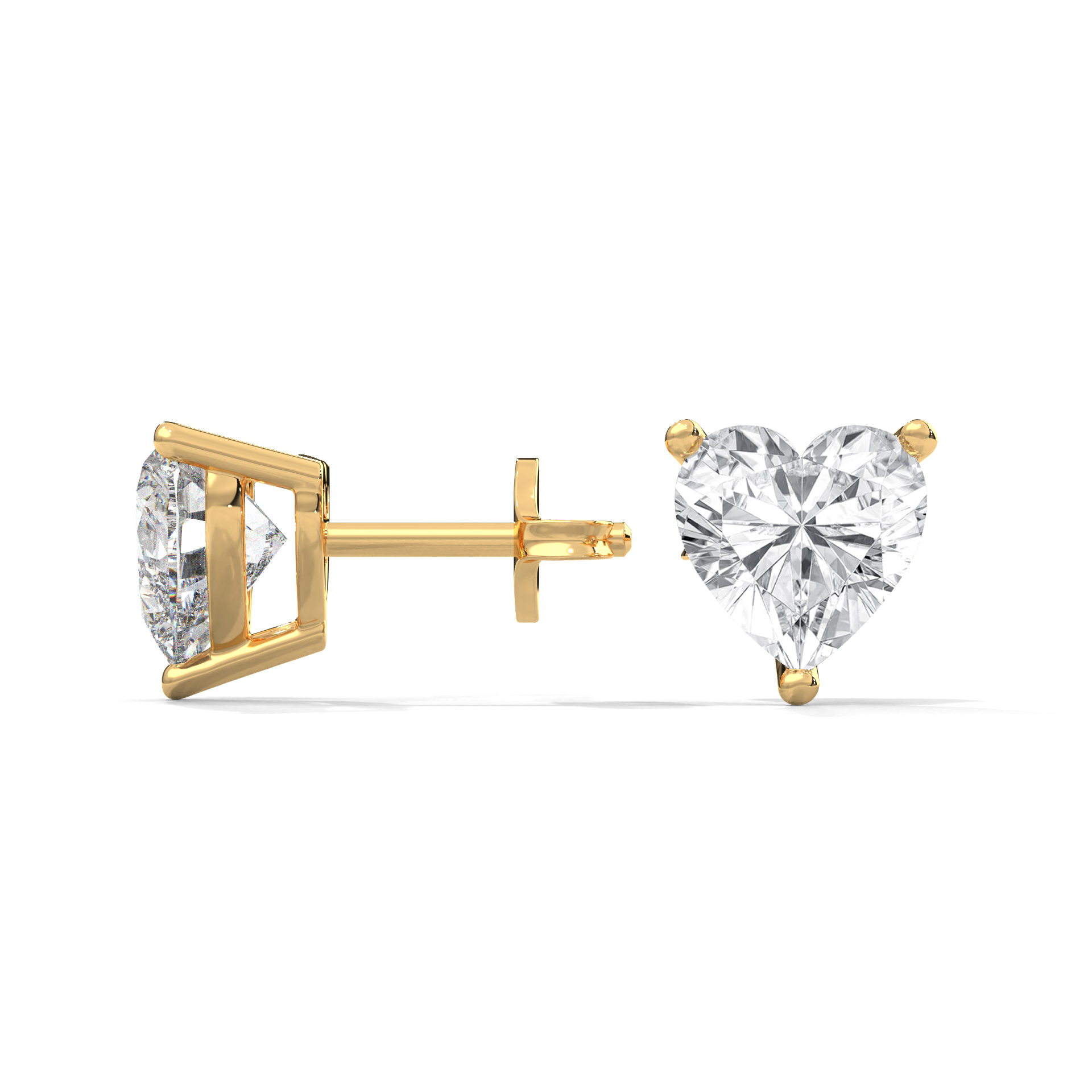 Bright Hazel Studs