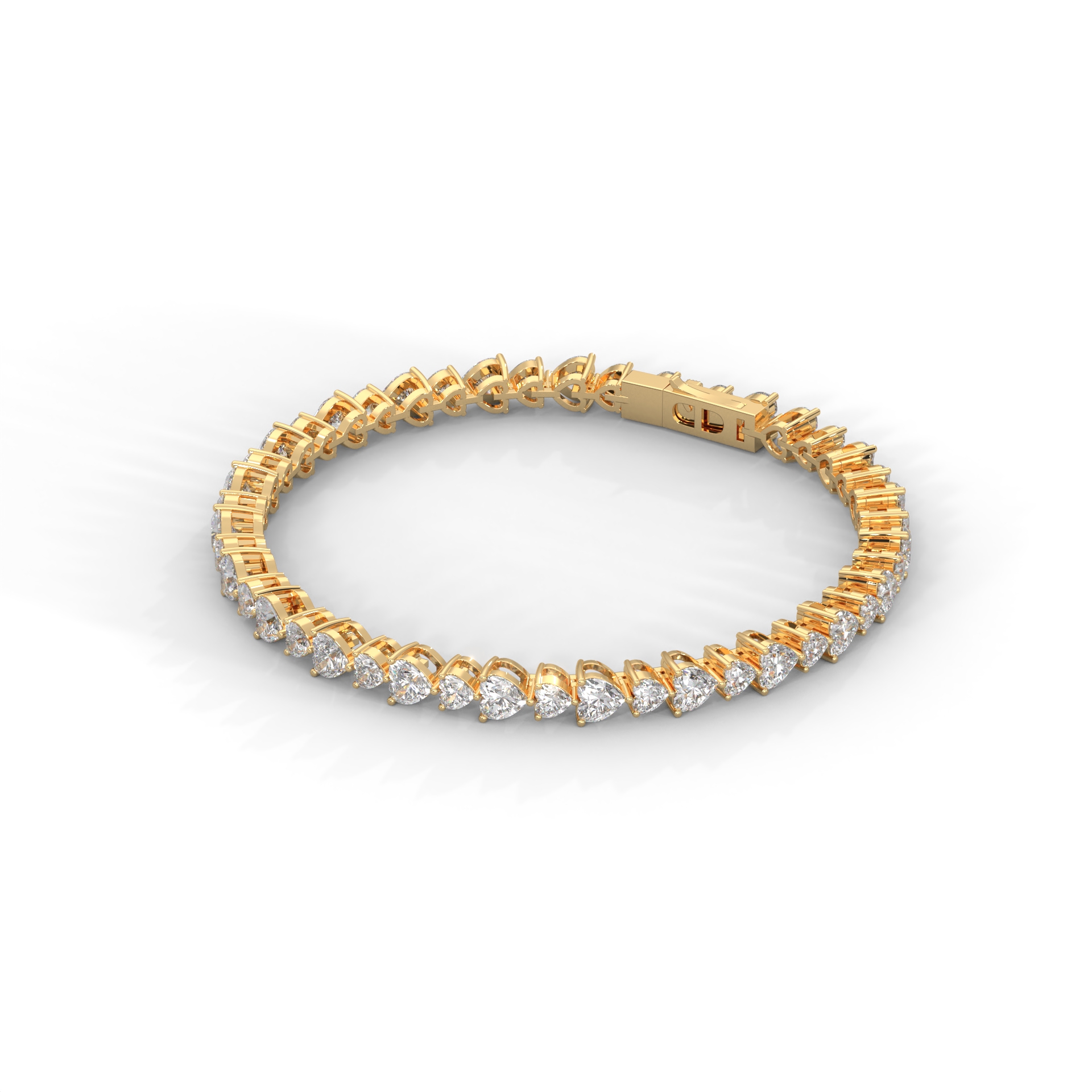 SweetHeart Tennis Bracelet