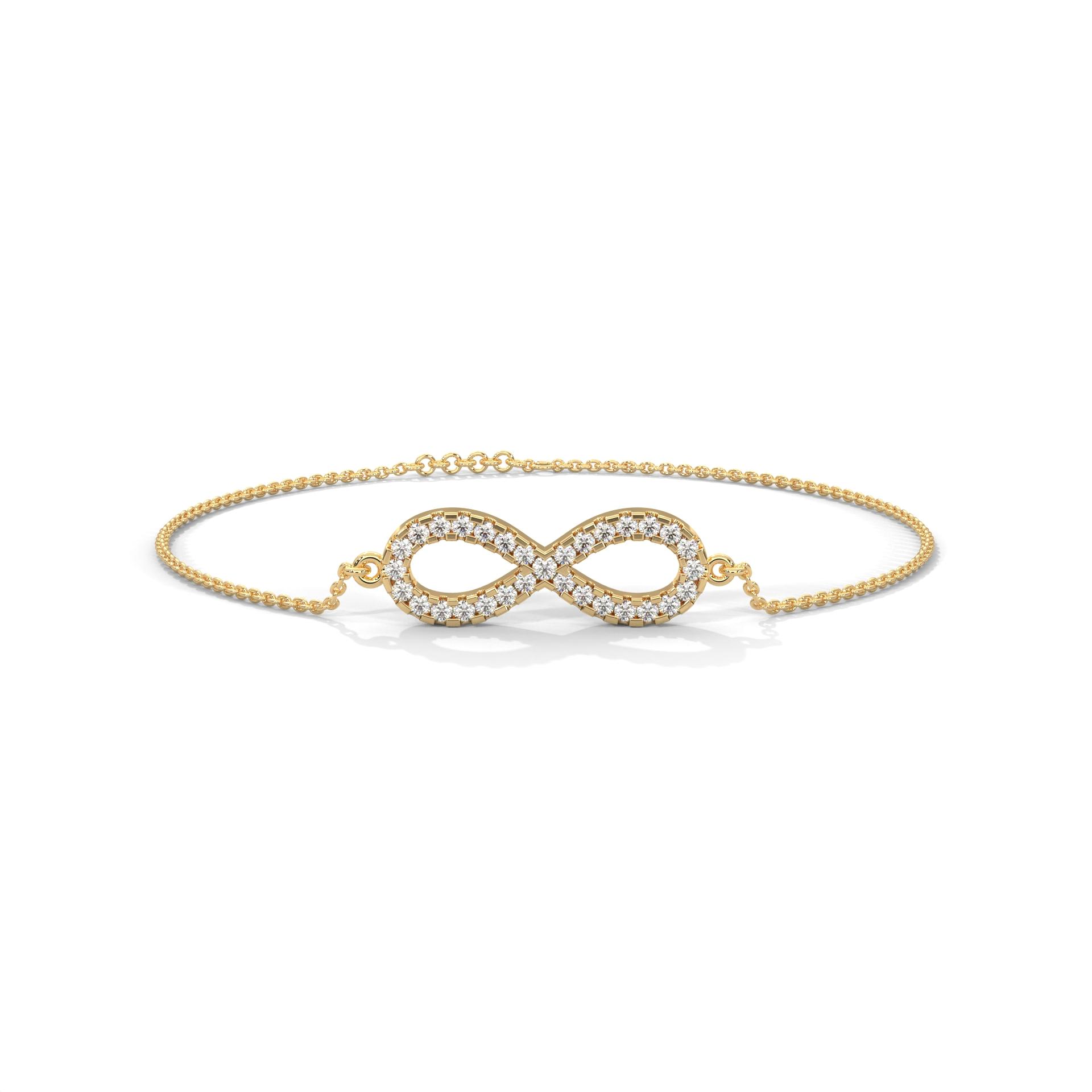 infinite cable chain bracelet