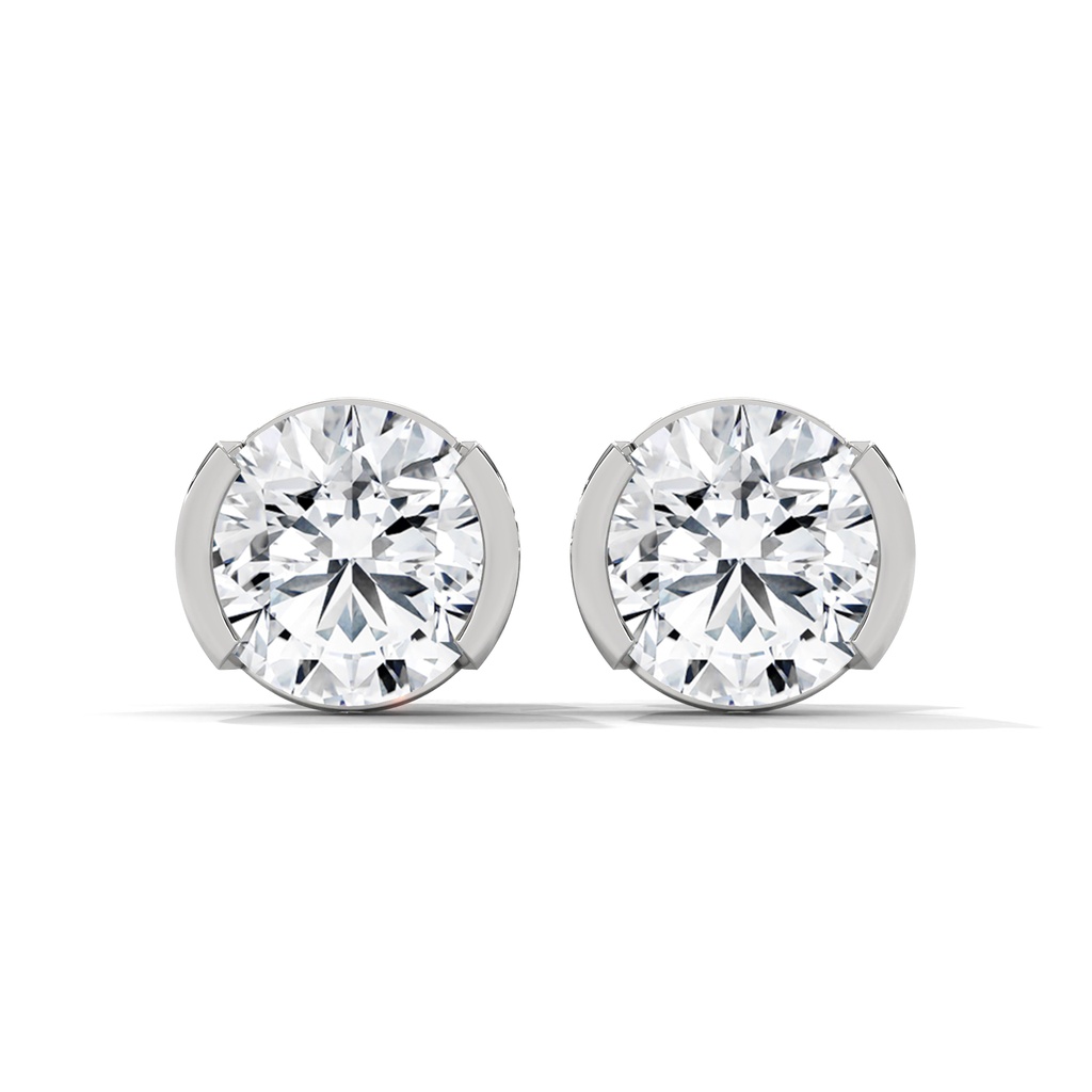 Side Arc Diamond Studs