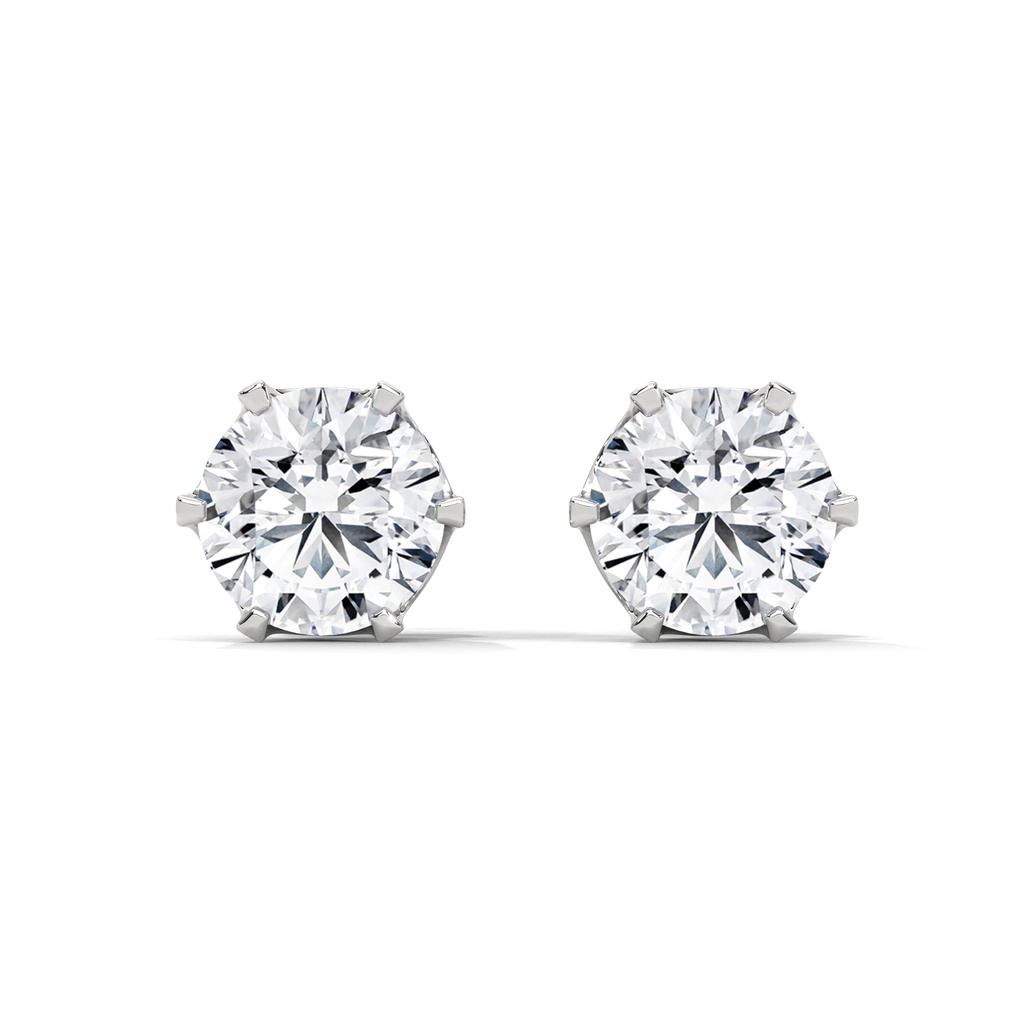 Hexolitaire Diamond Earring