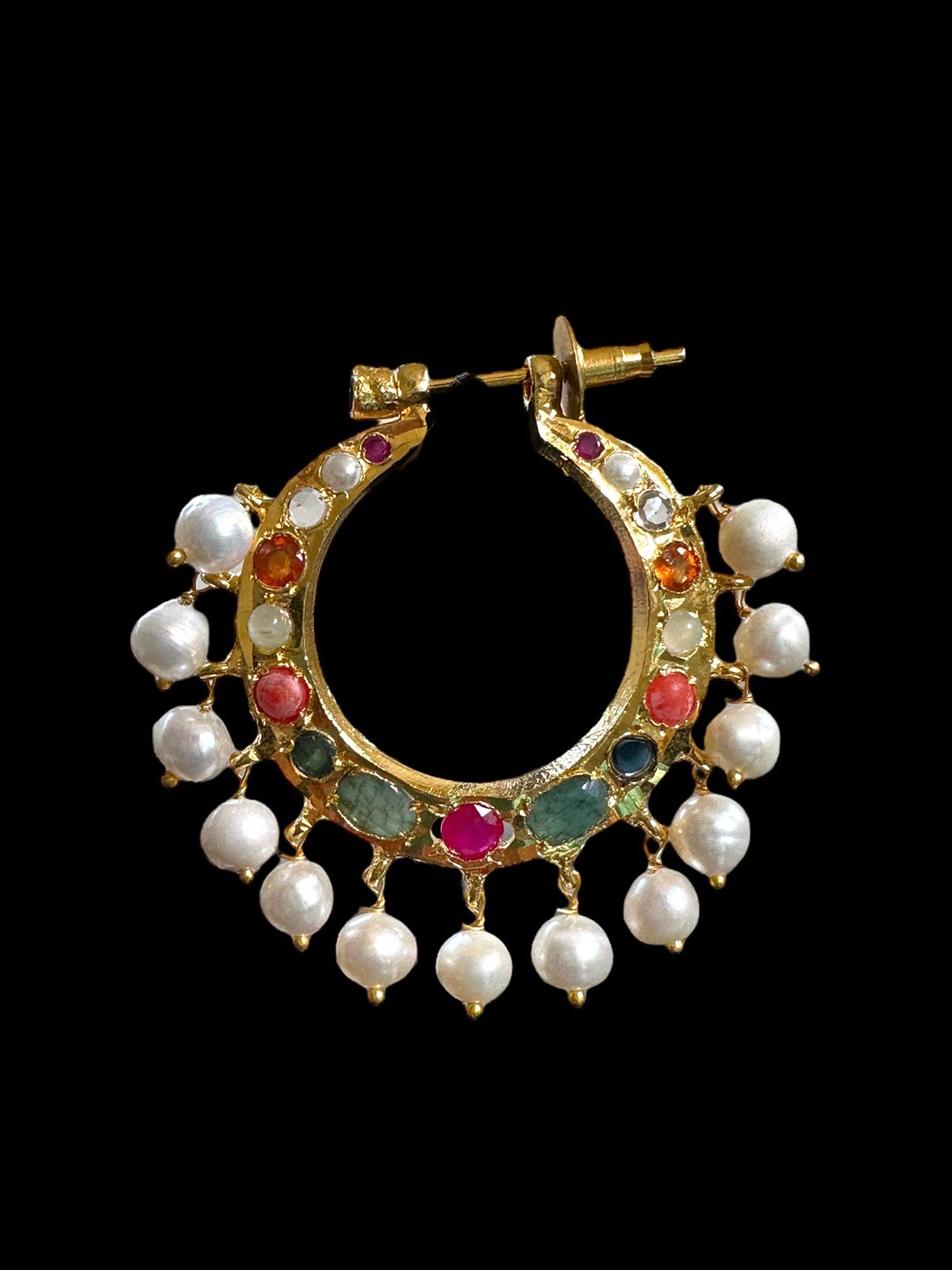 Meenakari Chnadbali Earrings