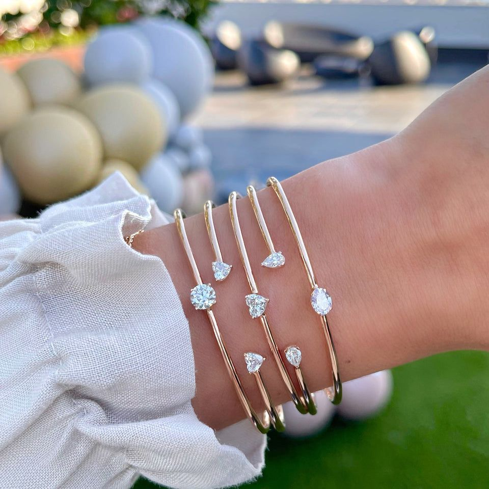 diamond cuff Bracelets