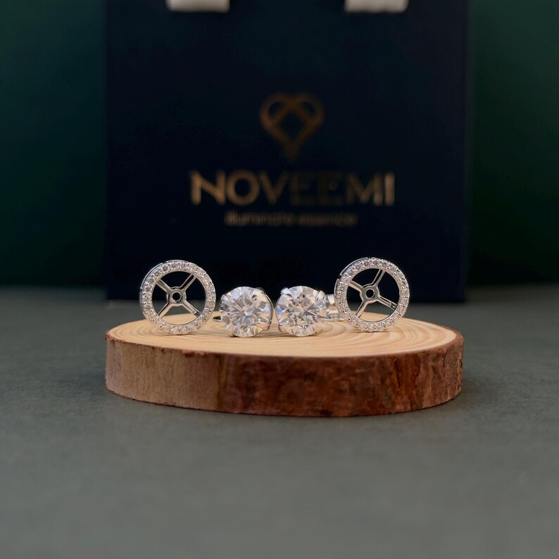 2 in 1 diamond earrings