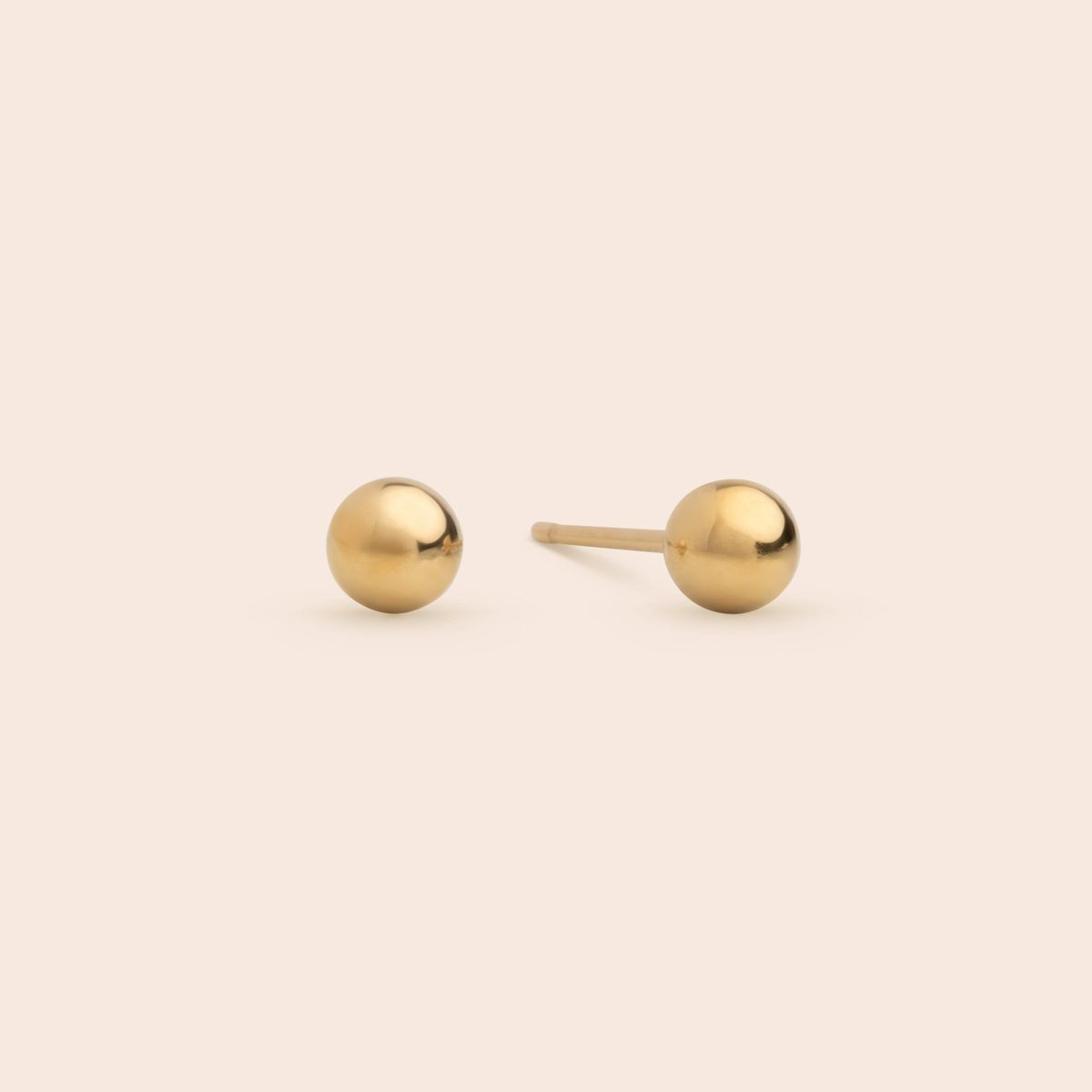 gold ball studs