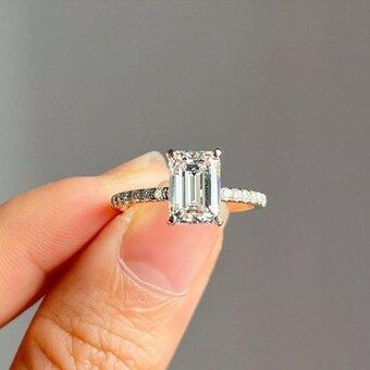 Emerald Cut Diamond Ring