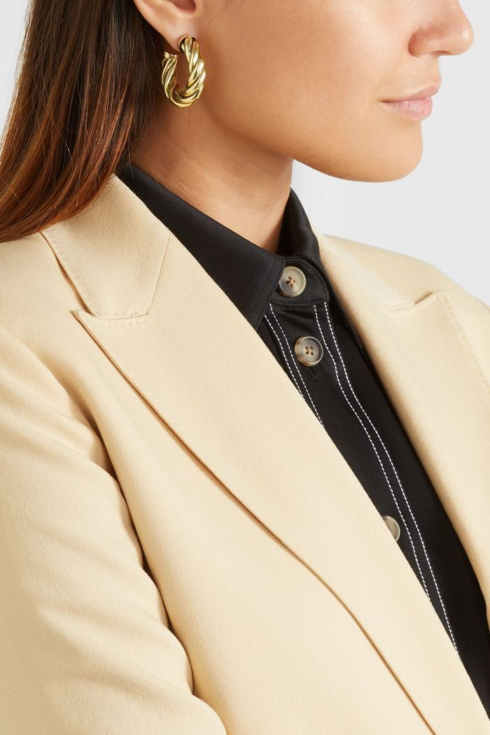 hoops with a blazer