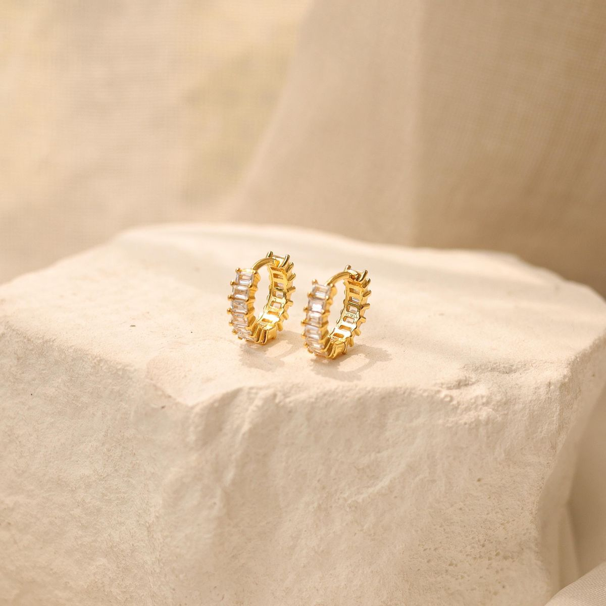 lightweight small delicate hoops