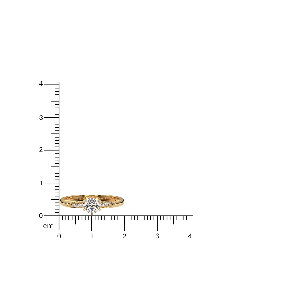 Twisted Love Diamond Ring Size Guide