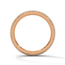 14K Rose Gold Regal Heirloom Diamond Band view