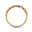 Rose Gold Golden Mirage Diamond Ring Side View