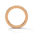 14K Rose Gold Starlit Diamond Band side view