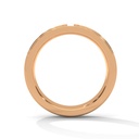 14K Rose Gold Sublime Racherche Diamond Band Side Look
