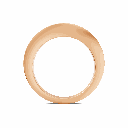 14k Rose gold Aura Solitaire Band View