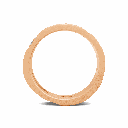 14k Rose Gold Aurora Wave Band View