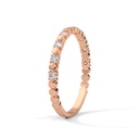 Love Band For Her Ring Side Angle(Rose Gold)
