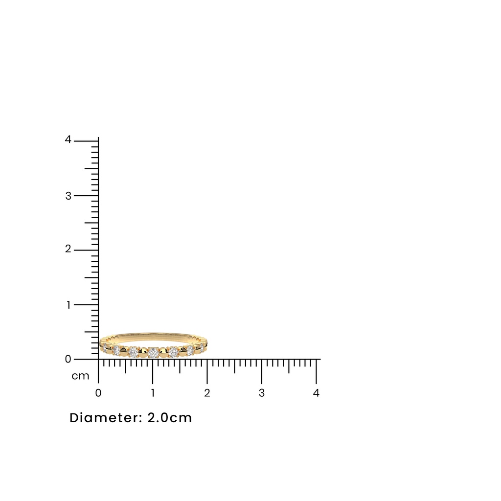 Love Band For Her Ring Size Guide(Rose Gold)