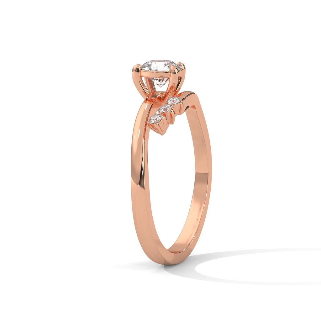Rose Gold Lumina Twist Side View