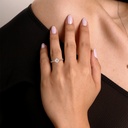 Rose Gold Rosalee Diamond Ring Wear on Hand