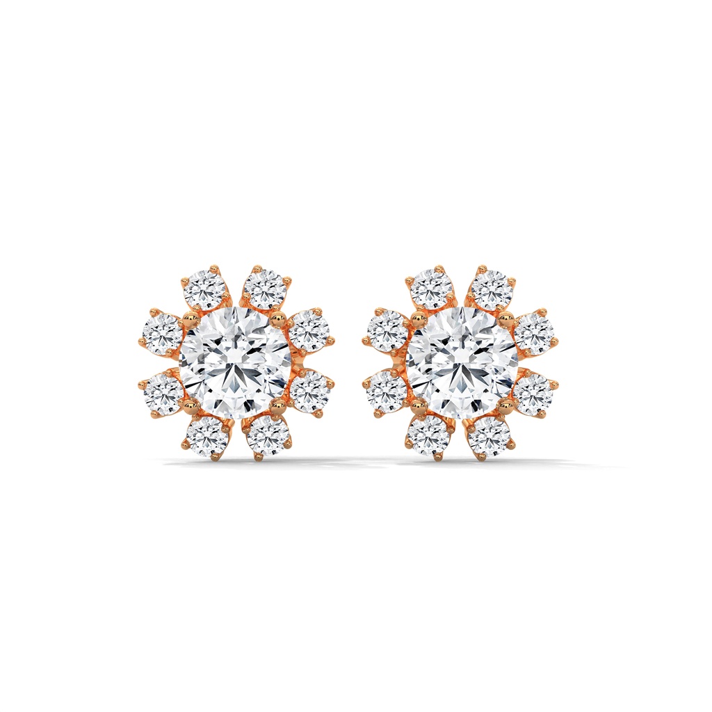 Siyana Whirl Studs Earrings