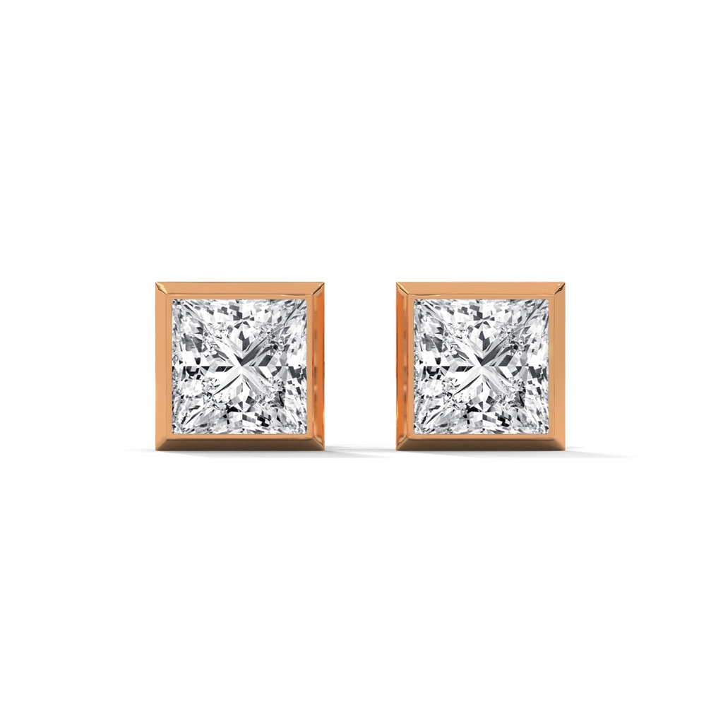 Boxed Diamond Earrings 