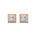 Boxed Diamond Earrings 