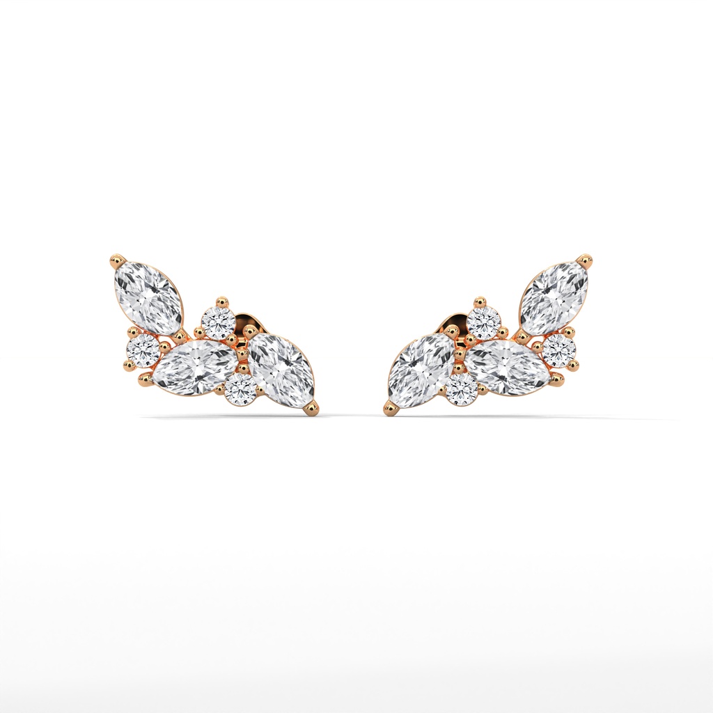 Flora Diamond Earring 