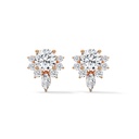 Circle of Light Diamond Studs Earrings