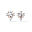 Circle of Light Diamond Studs Earrings