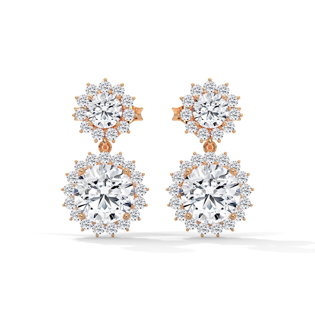 Pearls Dazzling Cubic Diamond Earrings
