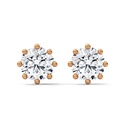 Dazzle Round Diamond Earrings