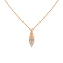 Trillia Luxe Pyramid Diamond Necklace