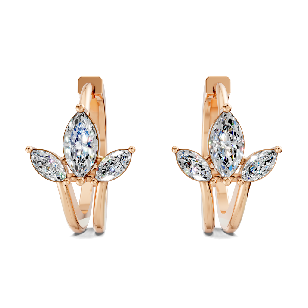 Petal Spark Hoops