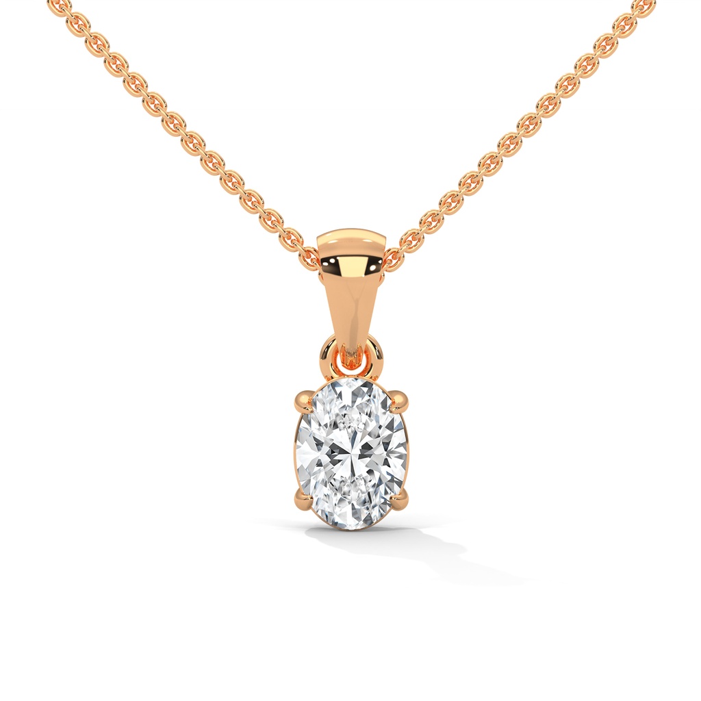 Ovale Fountain Diamond Pendant