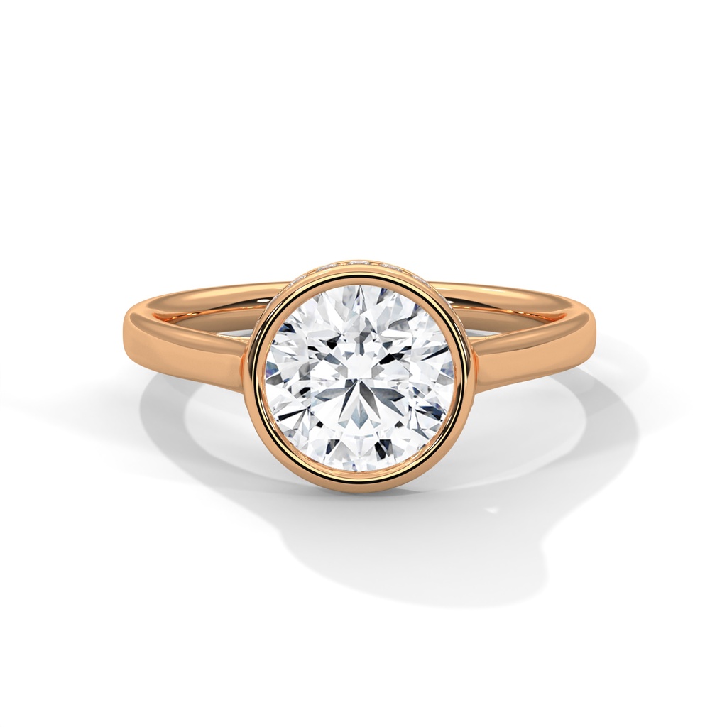 Wide Eye Solitaire Ring