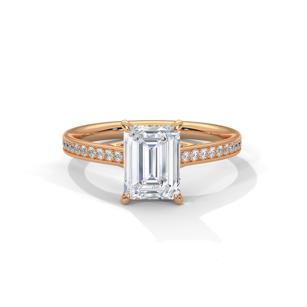 Emerald Cut Diamond Ring