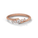 Cinquina Flat Diamond Ring