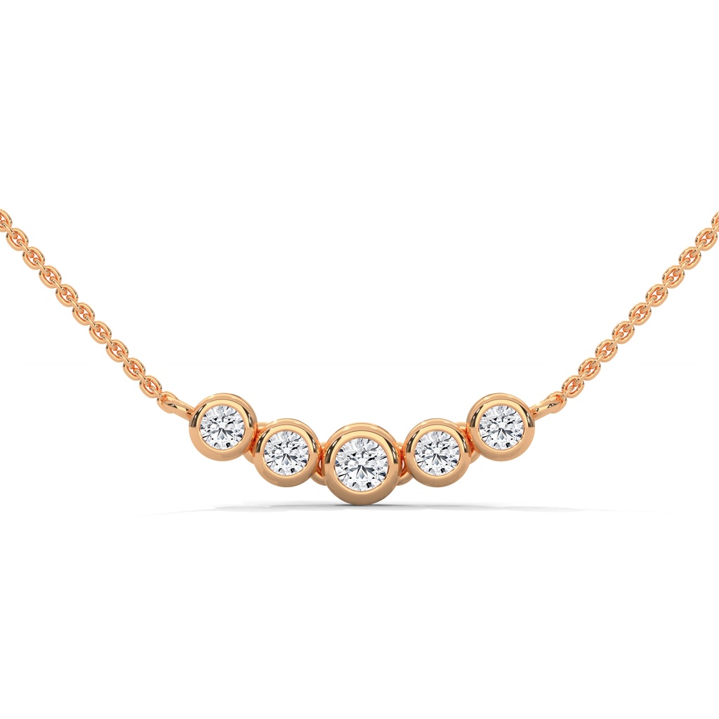 Celestial Curve Diamond Necklace