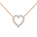 Rare Diamond Heart Oendanr