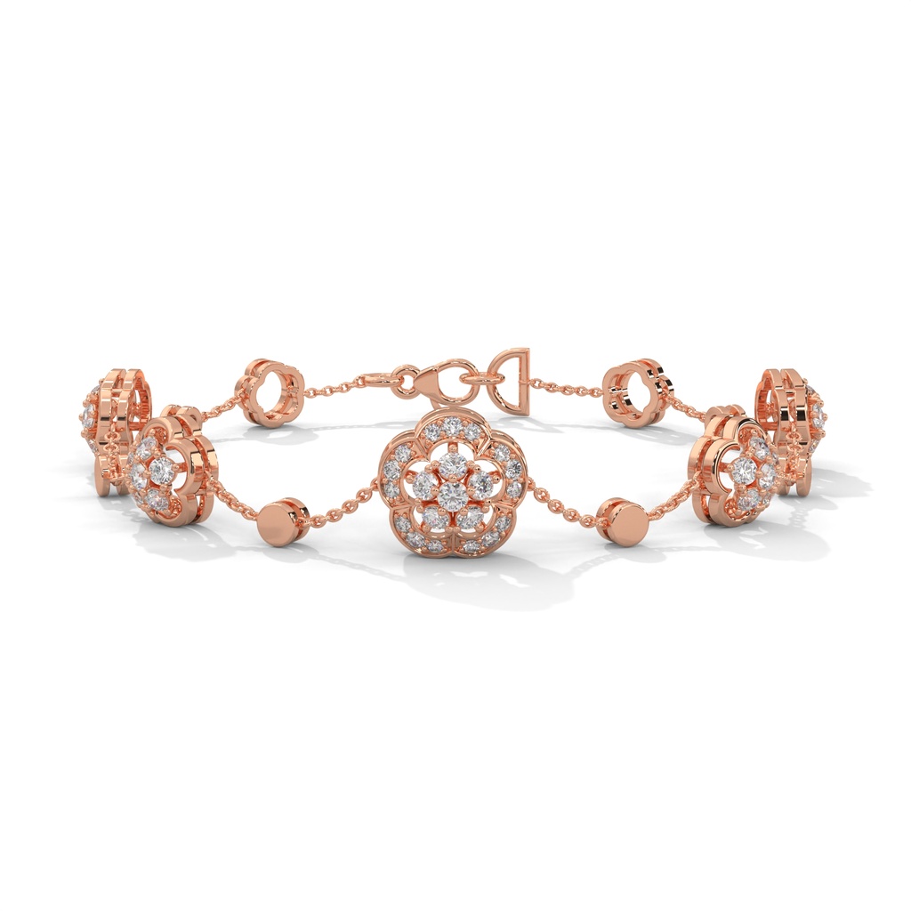 Eternal Lotus Diamond Bracelet