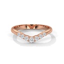 Wren Curved Diamond Ring