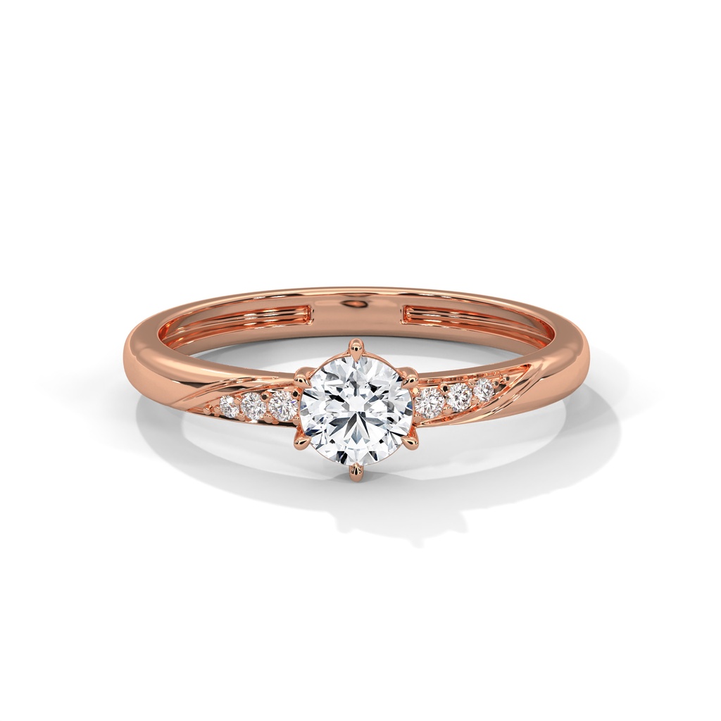 Twisted Love Diamond Ring