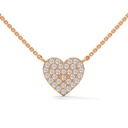 Diamond Studded Heart Pendant