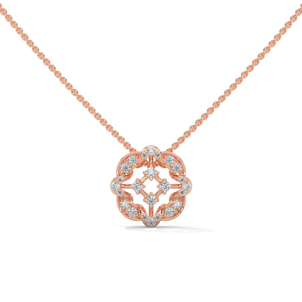 Shimmering Essence Diamond Pendant 