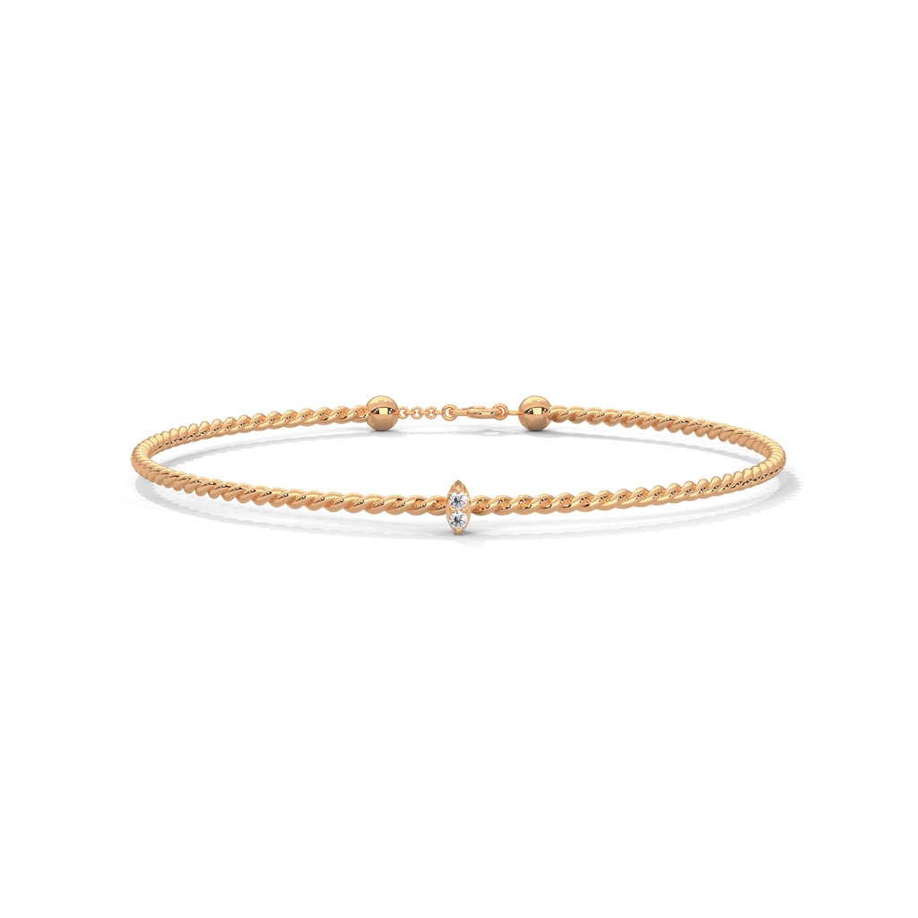 Minimalist Marquise Bracelet