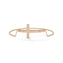 Resting Cross Diamond Bracelet