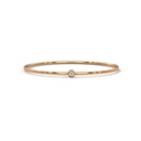 Golden Solitude One Diamond Bracelet 