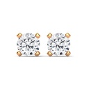 Golden Brilliance Diamond Studs